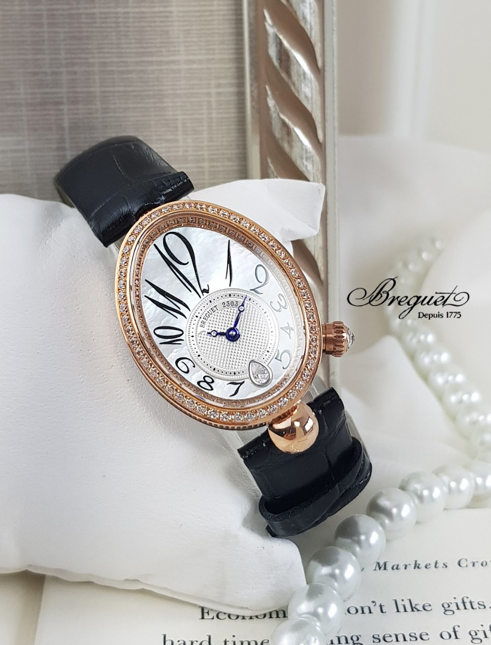 브레게(BREGUET)레인드 네이플 화이트골드