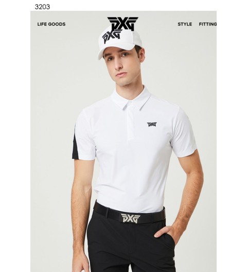 PXG 수입프리미엄라인 SUMMER SHOULDER POINT COLLAR SHORT SLEEVE T-SHIRT 신상입고 (국내배송)