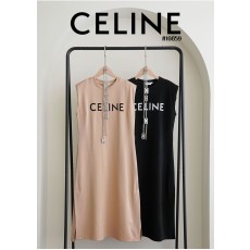 [CELINE] 셀린느 트리오페 체인벨트 민소매 원피스세트 (국내배송)