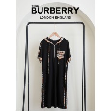 [BURBERRY] 버버리 여성 코튼 빈티지체크 후드 원피스(국내배송)