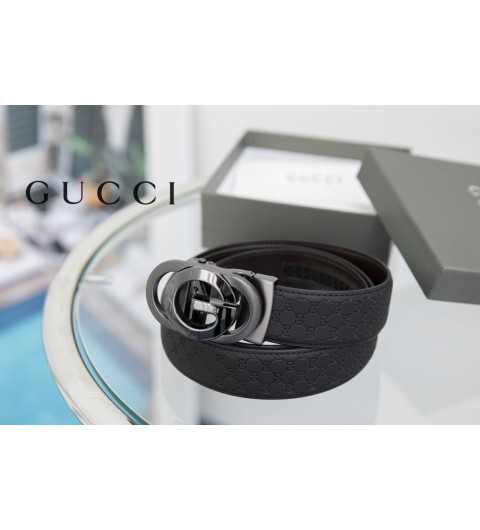 구찌 [GUCCI] 수입고급 소가죽 GG로고 자동 벨트(국내배송)