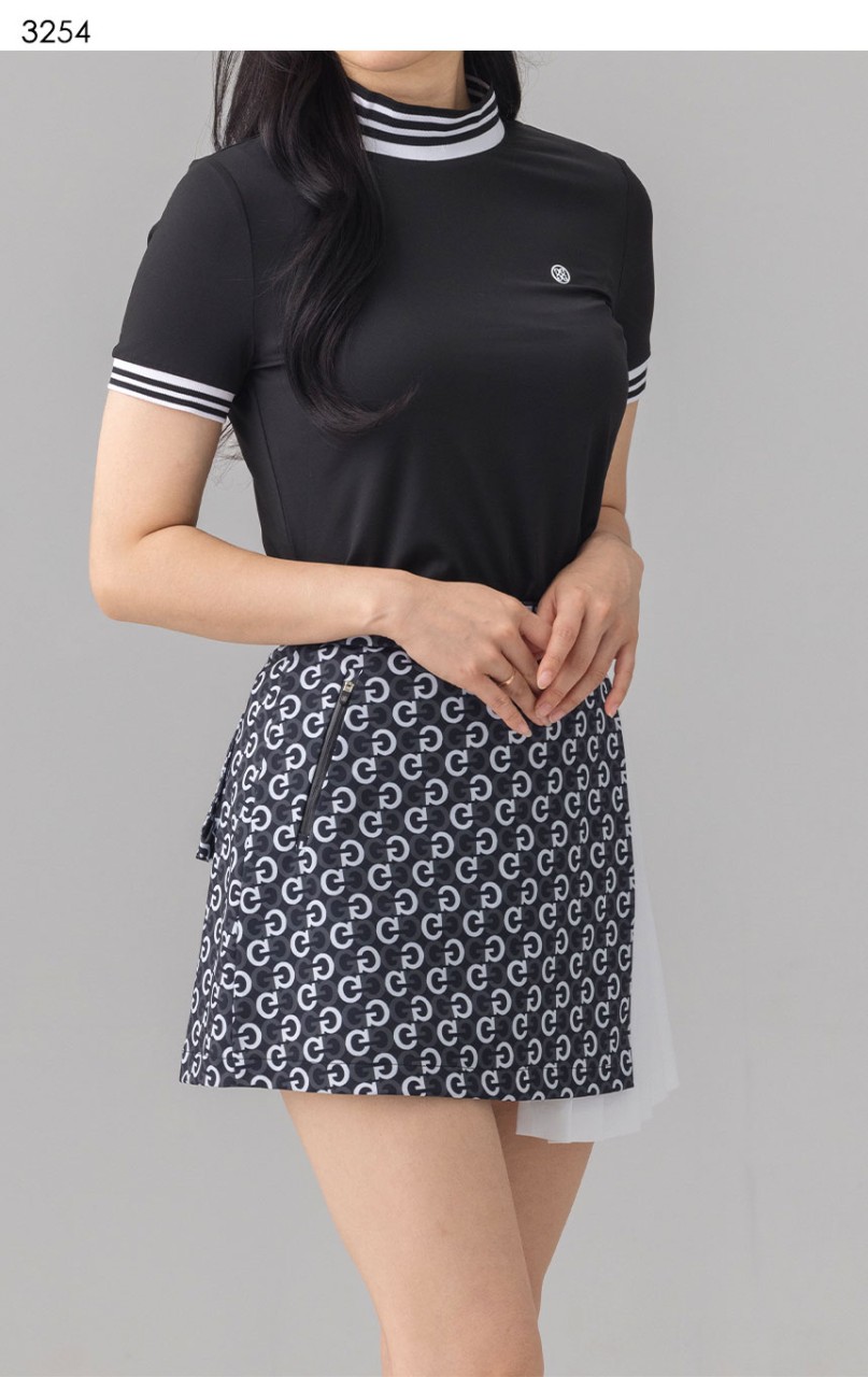 지포어 [GFORE] 수입고급 MOCK NECK SHORT SLEEVE T-SHIRT(WOMEN)(국내배송)