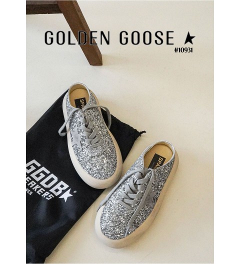 [GOLDEN GOOSE] 골든구스 스페이스 스타 실버글리터 사봇(국내배송)