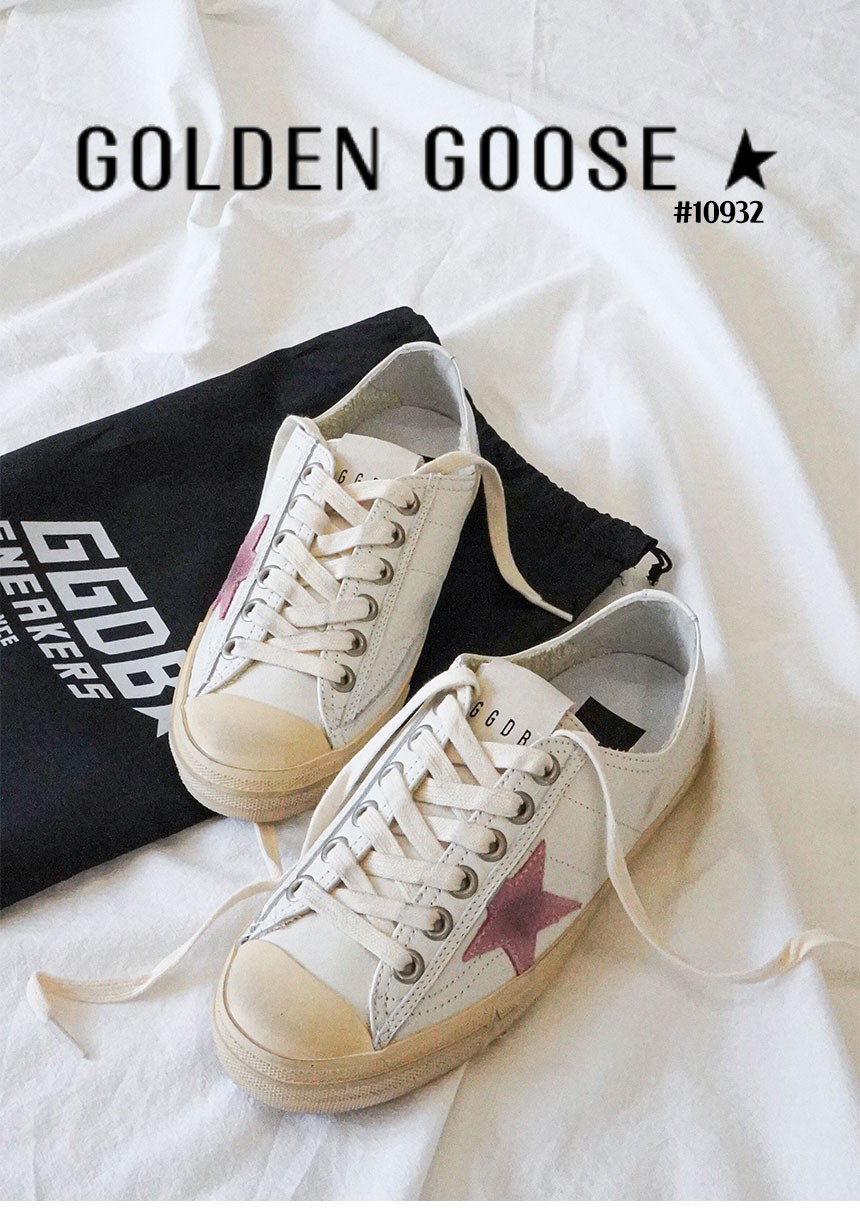 [GOLDEN GOOSE] 골든구스 올드로즈  나파 레더 브이스타(국내배송)