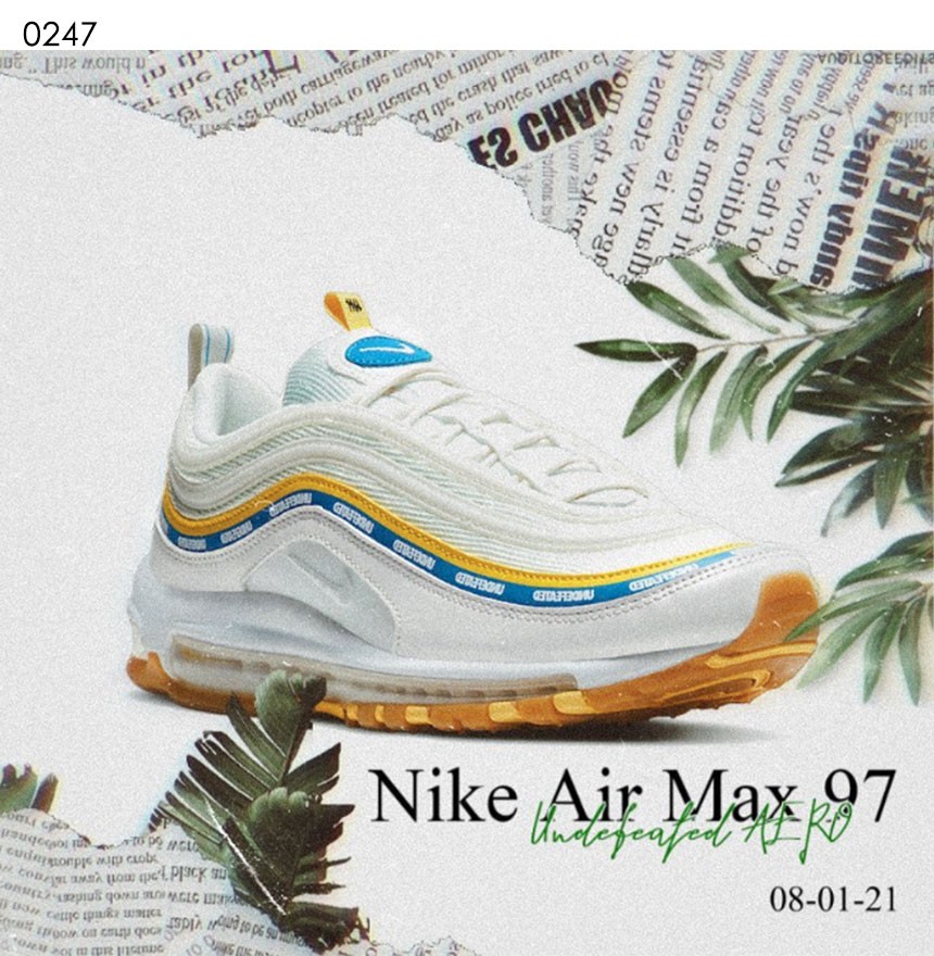 나이키 [Nike] 수입고급 Nike Air Max 97 Undefeated UCLA 언디핏(국내배송)