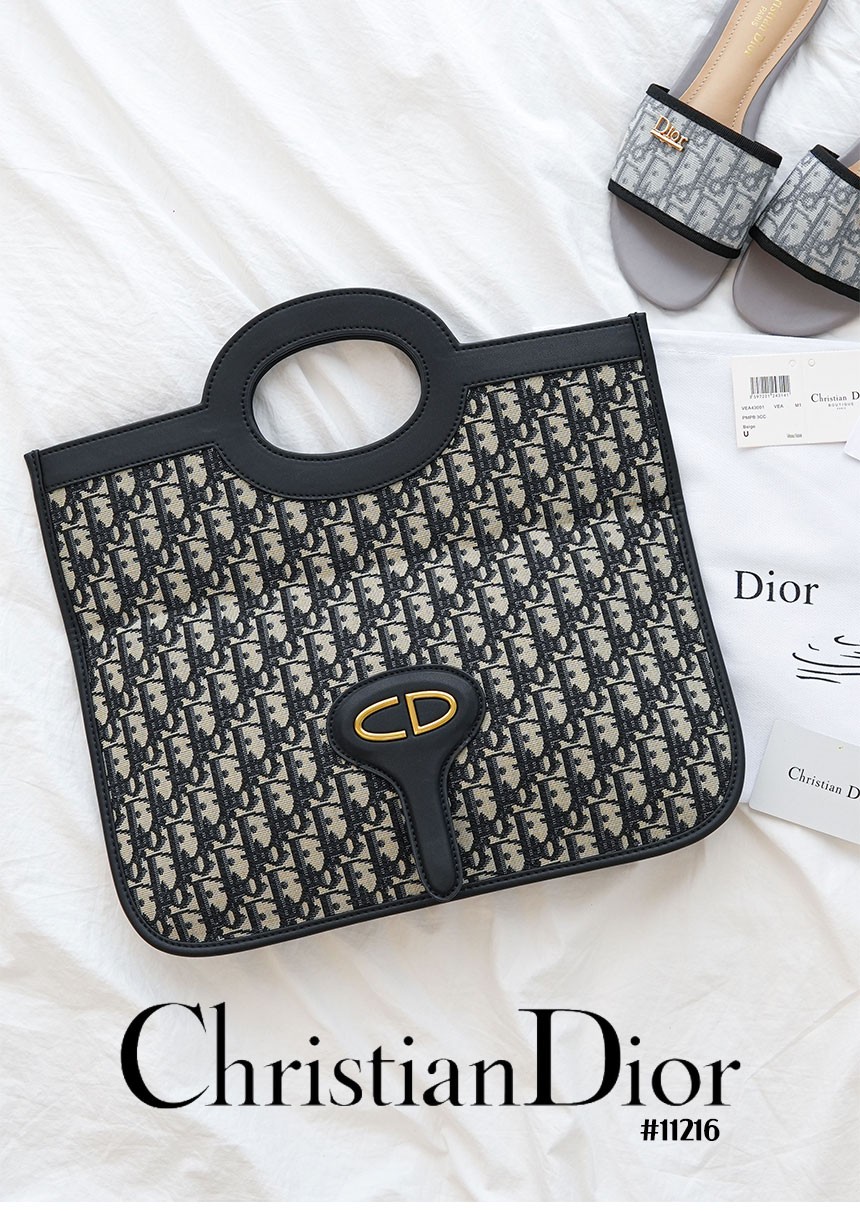 [DIOR] 크리스찬 디올 오블리크 Folding 폴딩 클러치 백(국내배송)