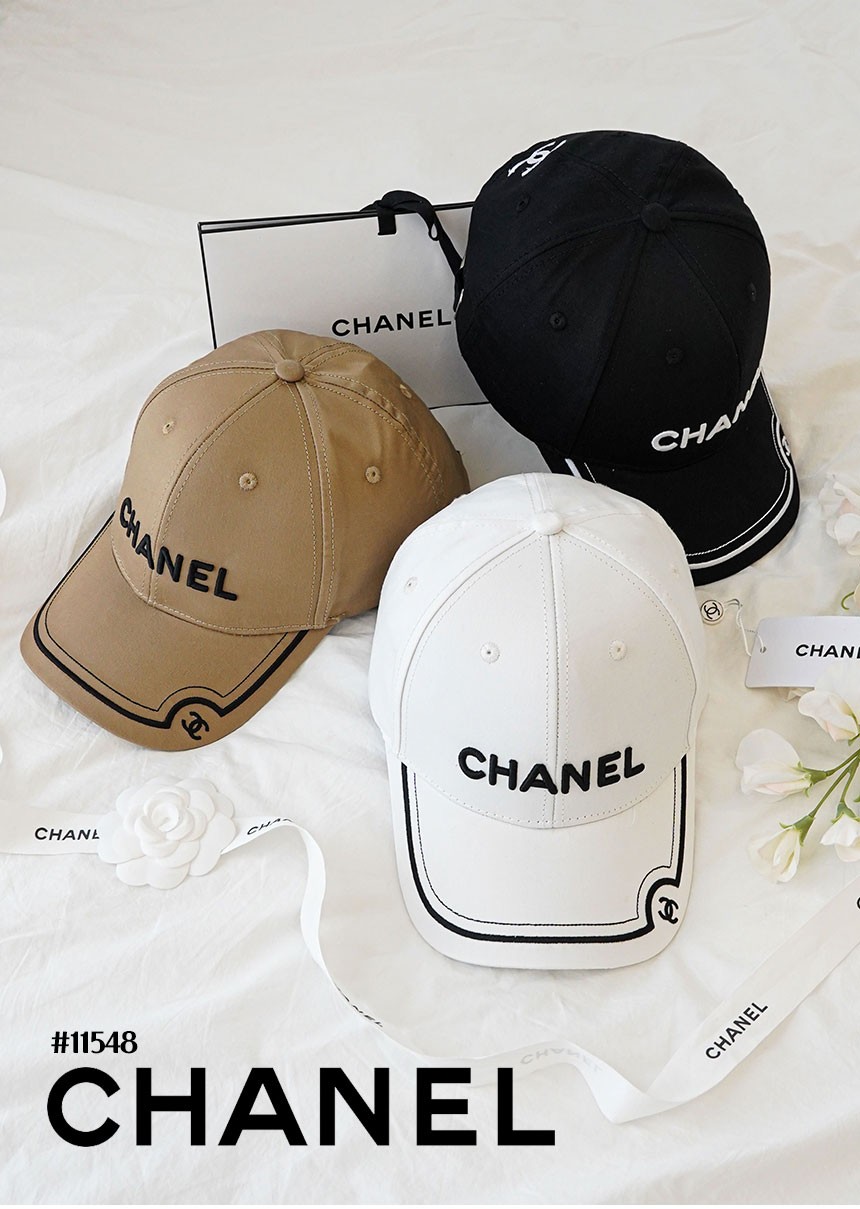 [CHANEL] 샤넬 남여공용 두줄 라인 CC 로고 볼캡(국내배송)