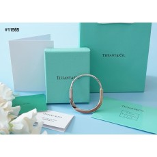 [TIFFANY & CO] 티파니앤코 락 뱅글 브레이슬릿 팔찌 화이트 골드(국내배송)