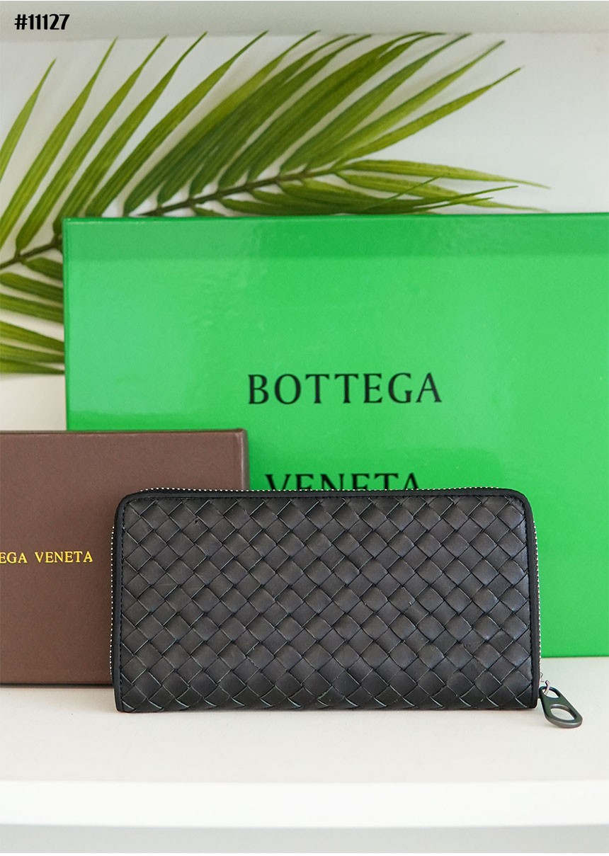 [Bottega Veneta] 보테가베네타 인트레치아토 장지갑 블랙(국내배송)