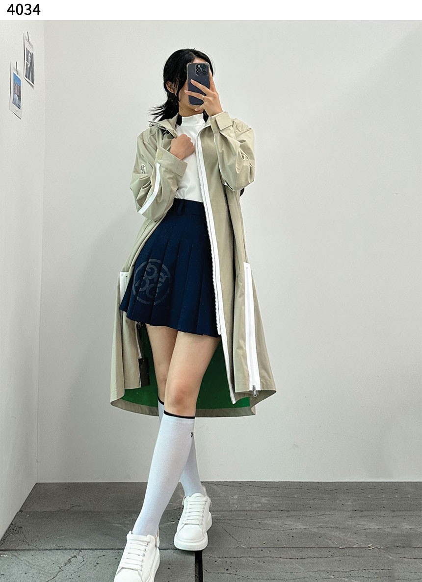 지포어 [GFORE] 수입고급 LONG TRENCH JACKET(WOMEN)(국내배송)