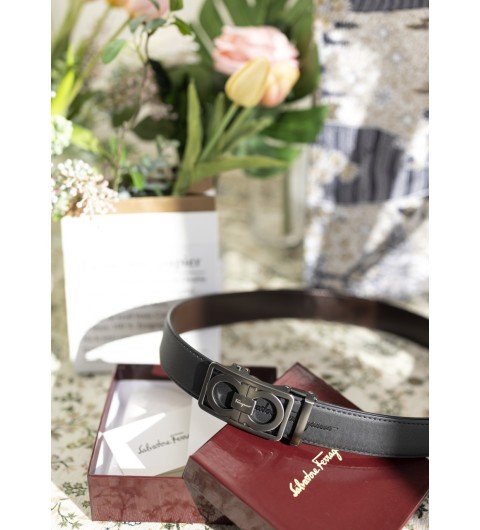 #페레가모 [Ferragamo] 수입고급 소가죽 컷팅 벨트 (국내배송)