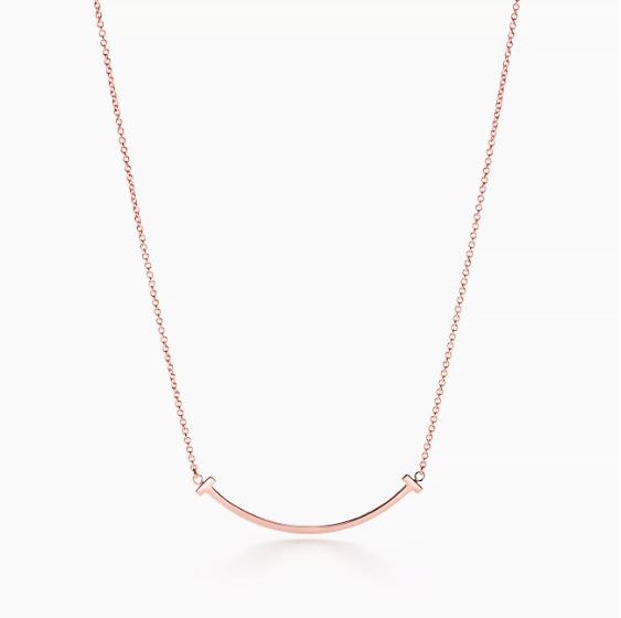 【 TIFFANY&Co 】 Tiffany T 스마일 펜던트 목걸이 (국내배송)