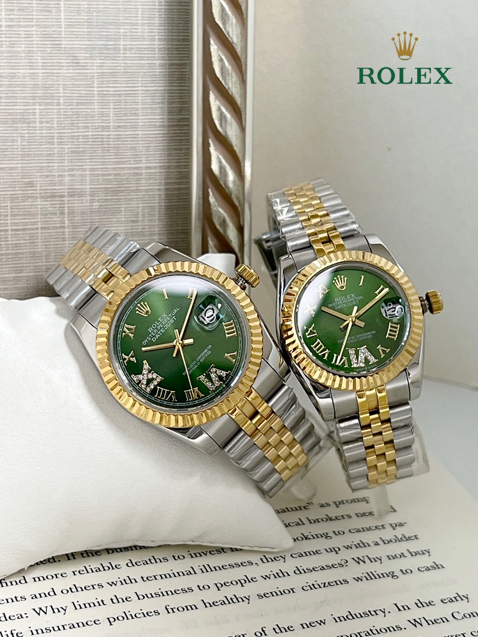 로렉스(ROLEX)데이져스트 쥬빌리 플루티드 오이시터 콤비 (국내배송)