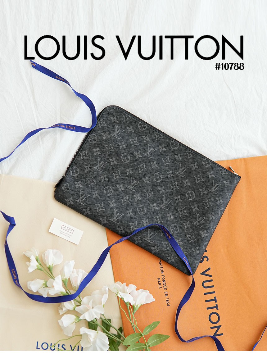 [Louis Vuitton] 루이비통 모노그램 클러치 블랙 (국내배송)