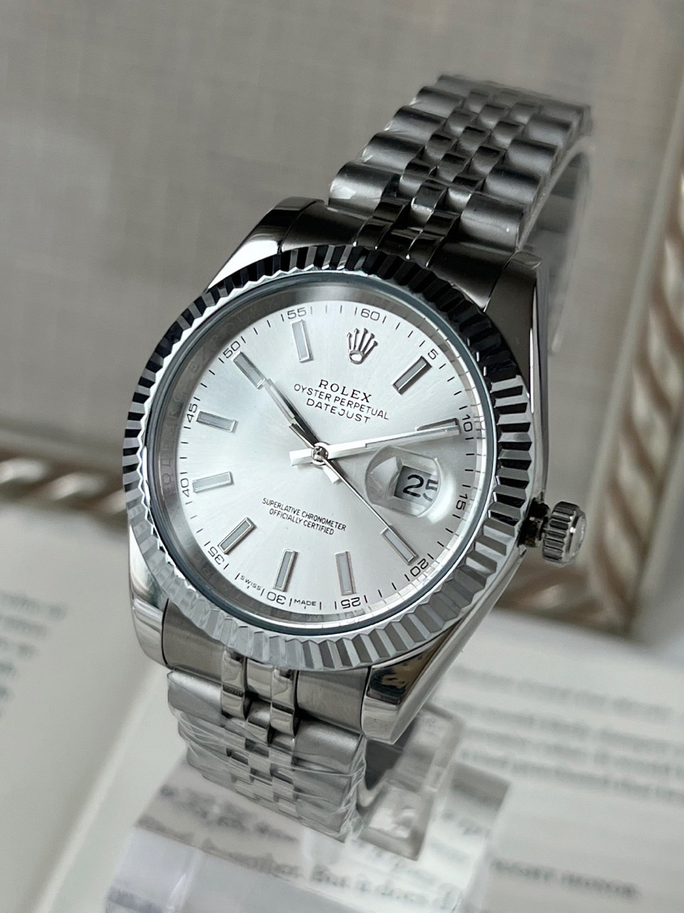 로렉스(ROLEX) Datejust 41 화이트골드 (국내배송)