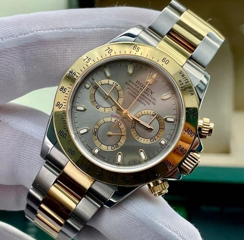 로렉스 Rolex Silver Daytona Gold/towtone grey dia (국내배송)