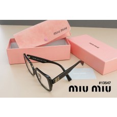 [MIU MIU] 미우미우 레터링 로고 오버사이즈 프레임 안경 (국내배송)