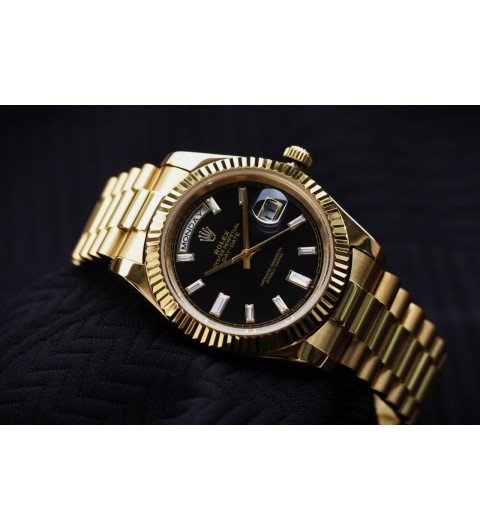 로렉스(ROLEX)데이데이트(DAY-DATE)블랙 레퍼런스(국내배송)