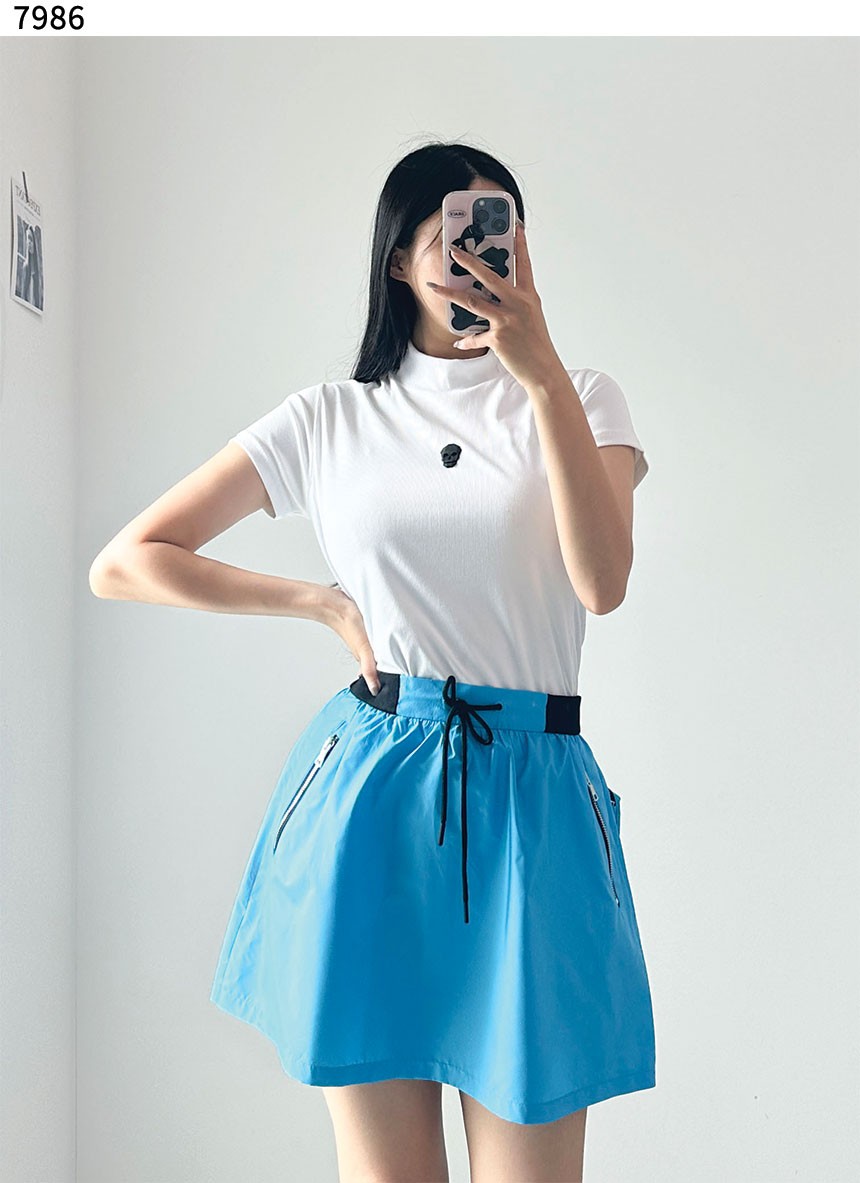 지포어  WOVEN SKIRT (국내배송)