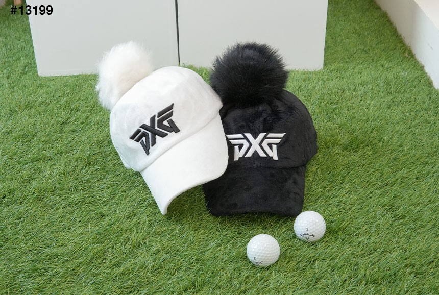 PXG 여성 폭스퍼 벨벳  볼캡 국내배송