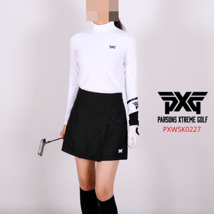 PXG여자 PXWSK0227 모직 랩 스커트 치마 국내배송