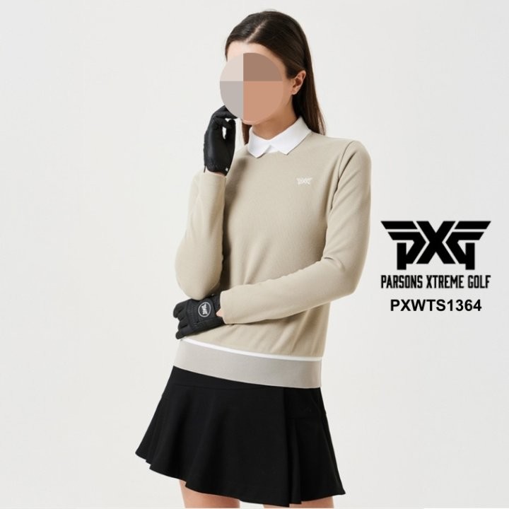 PXG 여자 PXWTS1364 겨울 롱슬리브 티셔츠 국내배송