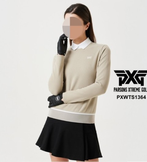 PXG 여자 PXWTS1364 겨울 롱슬리브 티셔츠 국내배송