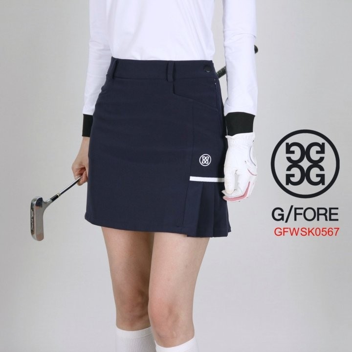 지포어 여자 GFWSK0567 라인 플리츠 스커트 치마  국내배송