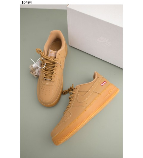 나이키 N*ke x Supreme Air Force 1 Low Flax 신상입고 국내배송