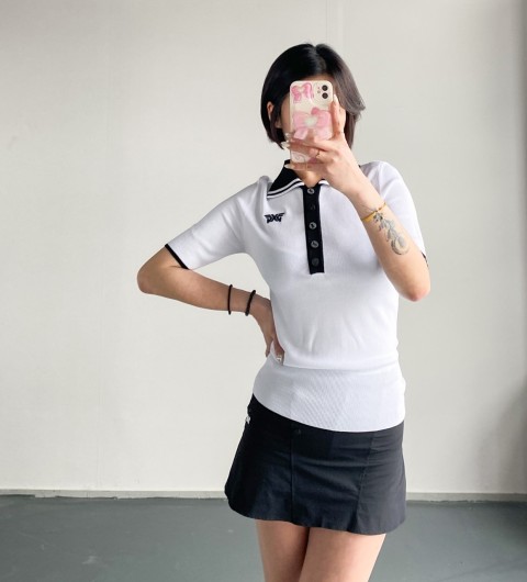 PXG 썸머 미들 슬리브 여성 스웨터 국내배송