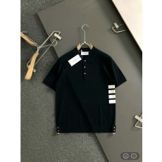 2025SS톰브라운 신상 사선 쿨니트 카라 티셔츠 국내배송