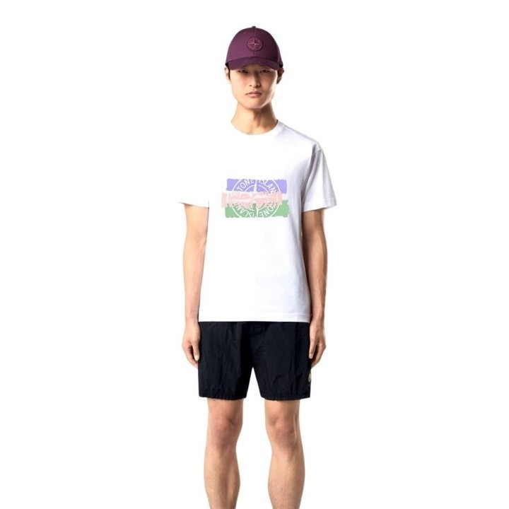 스톤아일랜드 페인팅 반팔티 국내배송
