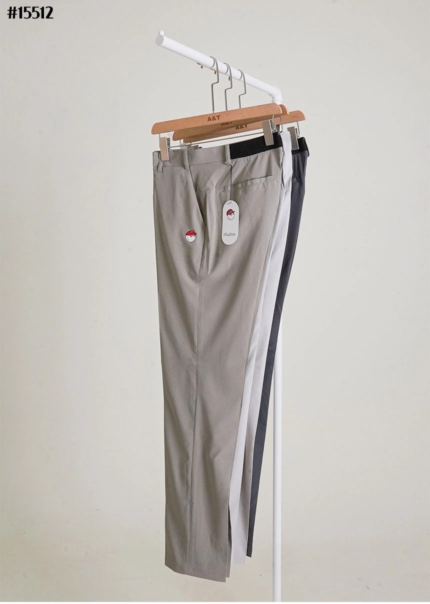 말본 썸머 레드 버킷 하프 밴딩 슬림핏 골프 팬츠 국내배송