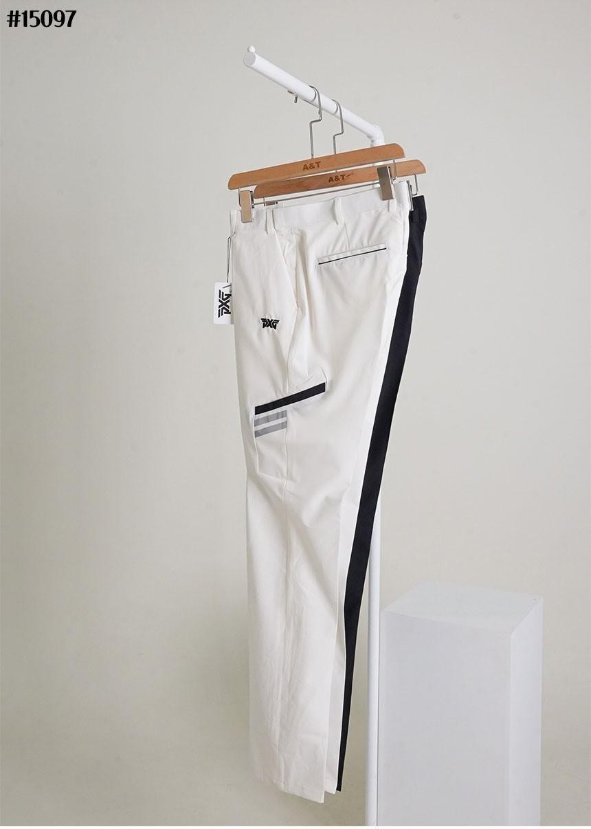 PXG 남성 투라인 배색 슬림핏 골프 팬츠 국내배송