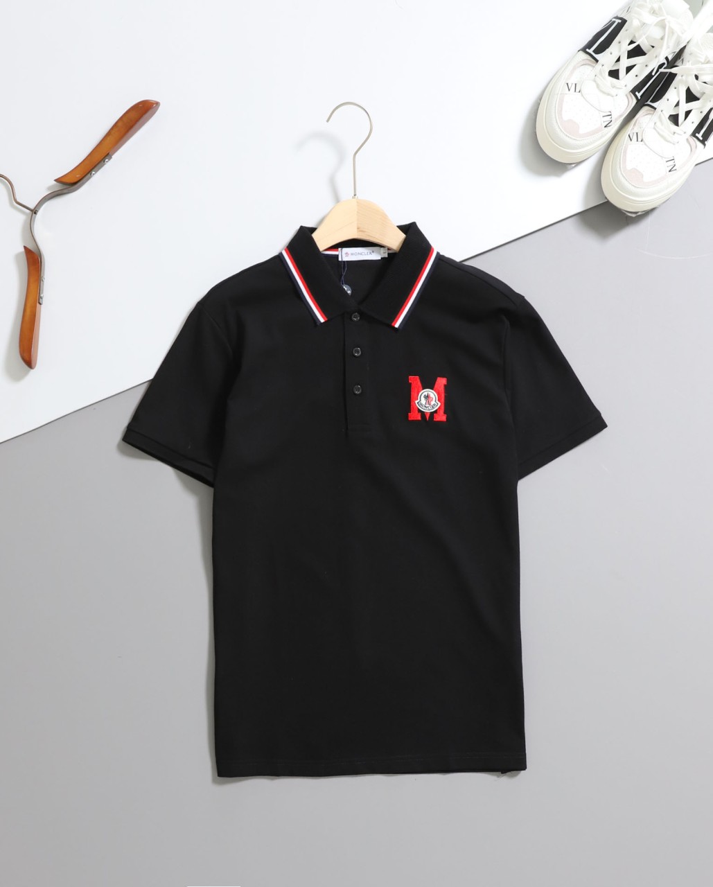몽클레어 [ Mc.몽 ] 수입 로고 아플리케 폴로 셔츠 국내배송