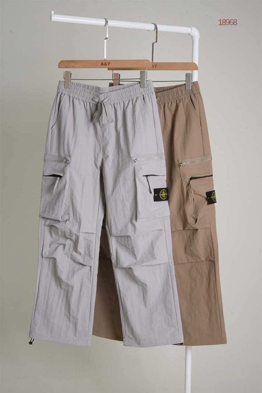 스톤아일랜드 로고패치 썸머 카고팬츠 국내배송