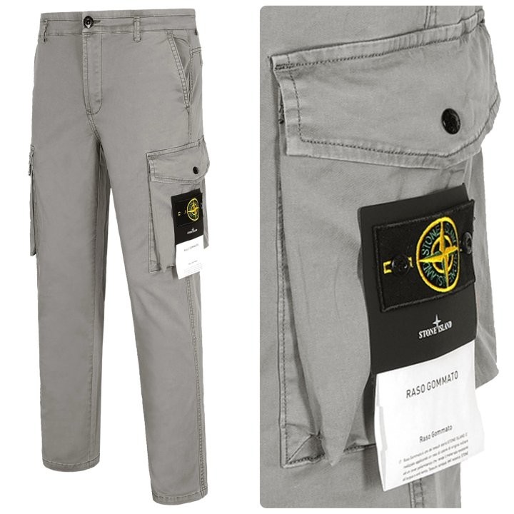 스톤아일랜드 오가닉 코튼 카고 와펜팬츠 국내배송