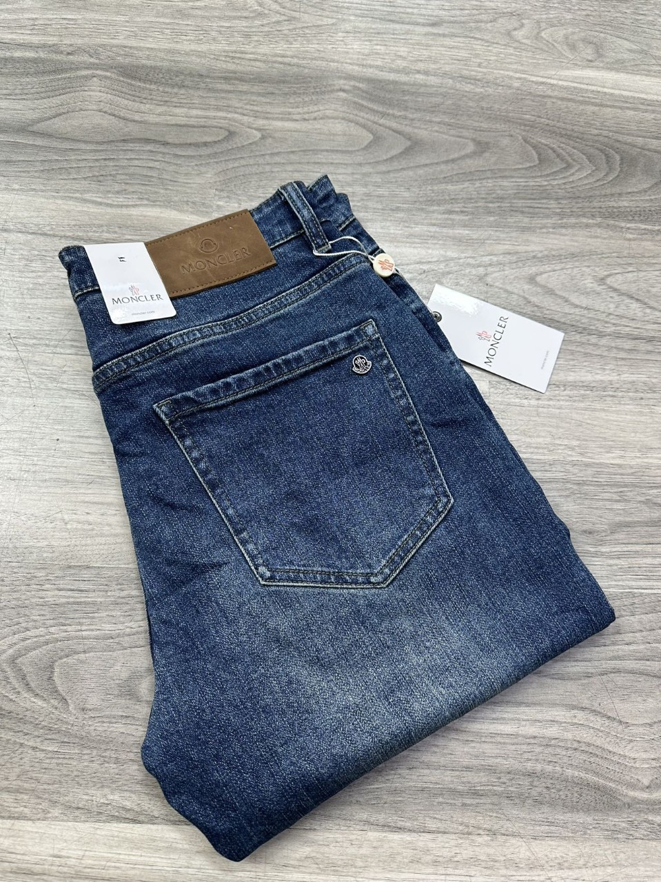 2025SS몽클레어오뚜기 파츠로고 스판데님진 국내배송