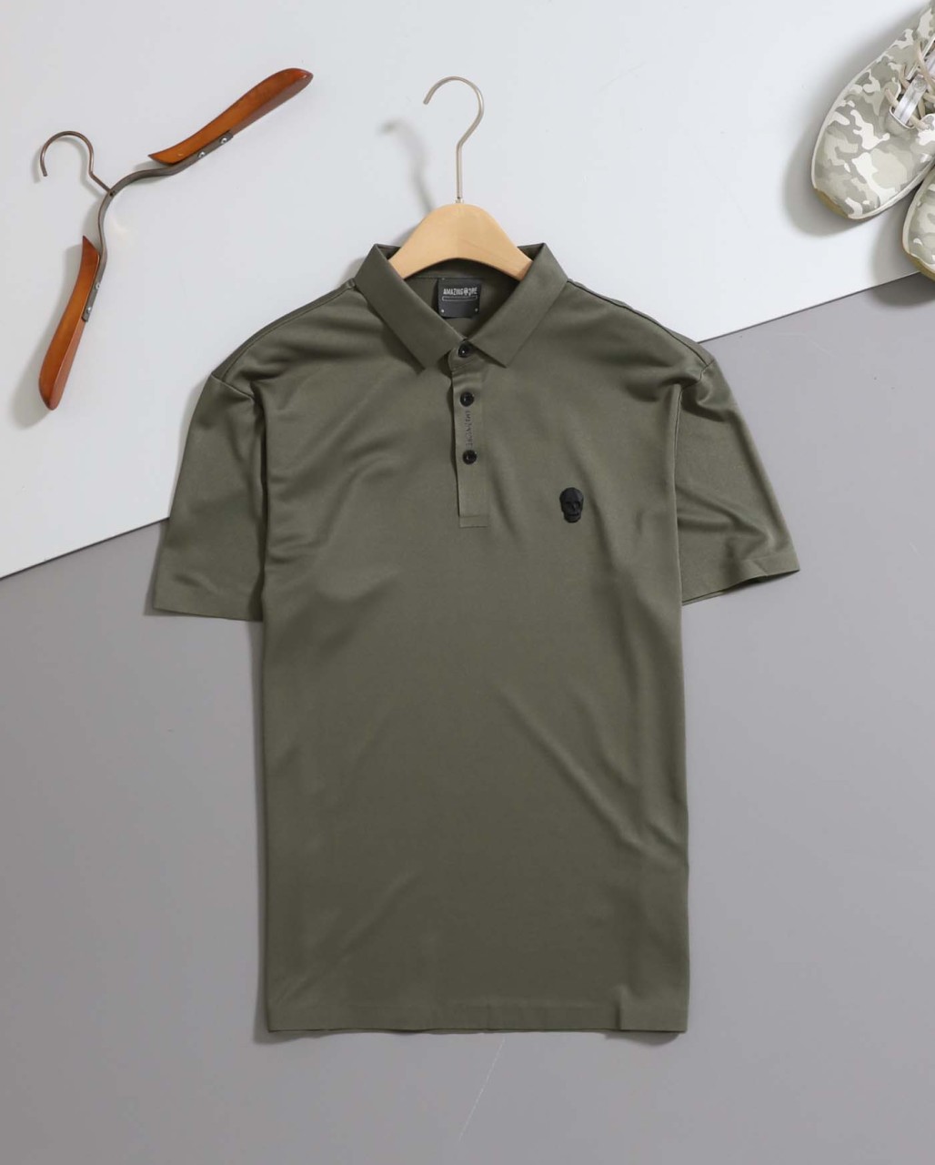 어메이징크리 [ AMCR ] FI3 에어로핏 아코디오 반팔 카라 입고 국내배송