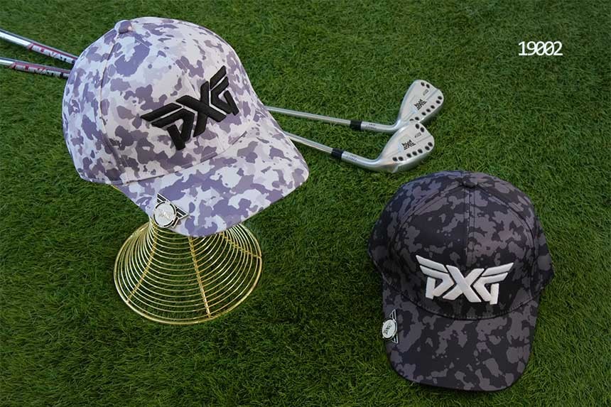 PXG 카모 빅로고 볼마커 볼캡 국내배송