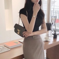셀린느 멀티포쉐트 트리오페 캔버스 체인 숄더백 1국내배송