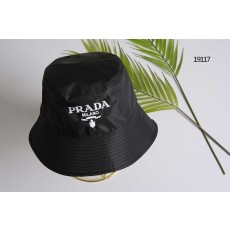 프라다 남여공용 리나일론 밀라노로고 버킷햇 국내배송