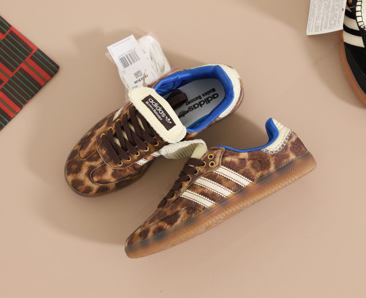 아디다스x웨일스보너 수입 포니 레오 삼바 -다크브라운 크림화이트- 국내배송