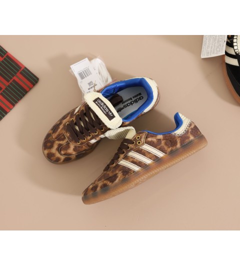 아디다스x웨일스보너 수입 포니 레오 삼바 -다크브라운 크림화이트- 국내배송