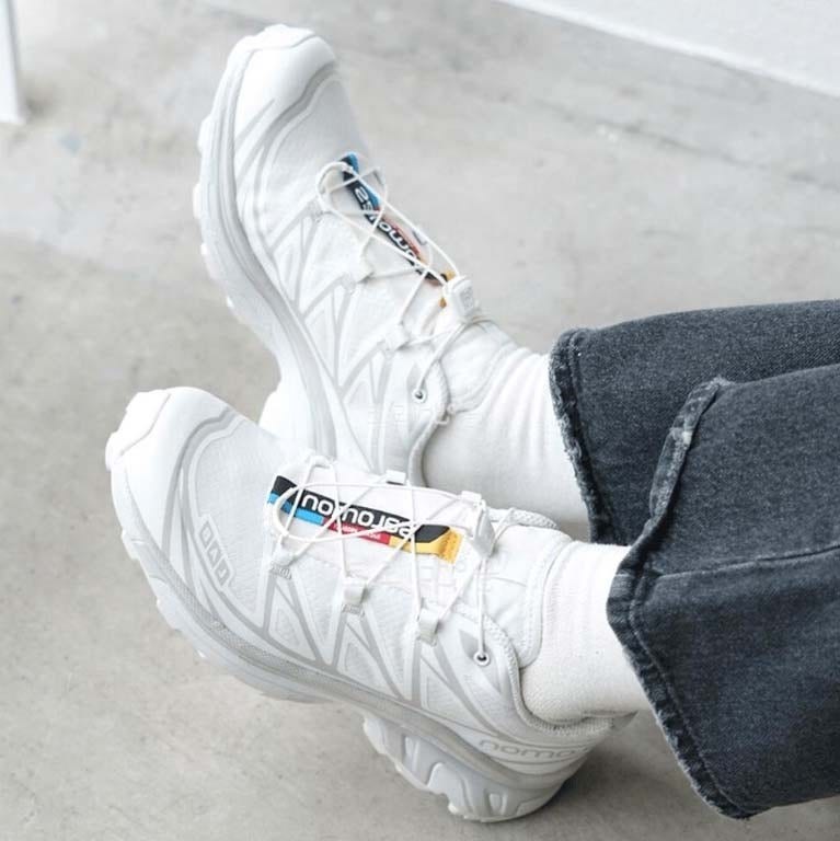 살로몬  남여공용 TX6 LAB -화이트 실버- 스니커즈 국내배송