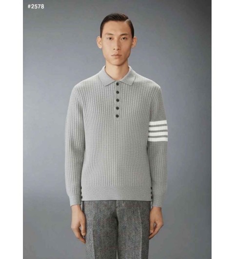 톰브라운 사선 케이블 카라 니트 국내배송