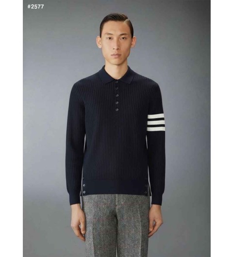 톰브라운 사선 케이블 카라 니트 국내배송