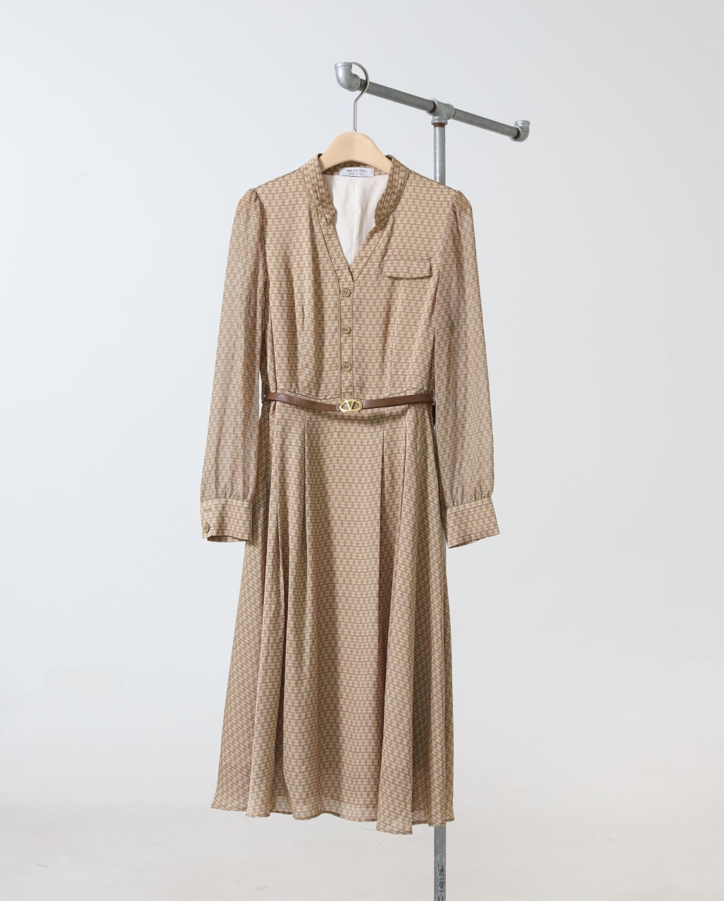 발렌티노 [ V.L.T.N ] 수입 V넥 패턴 원피스  국내배송