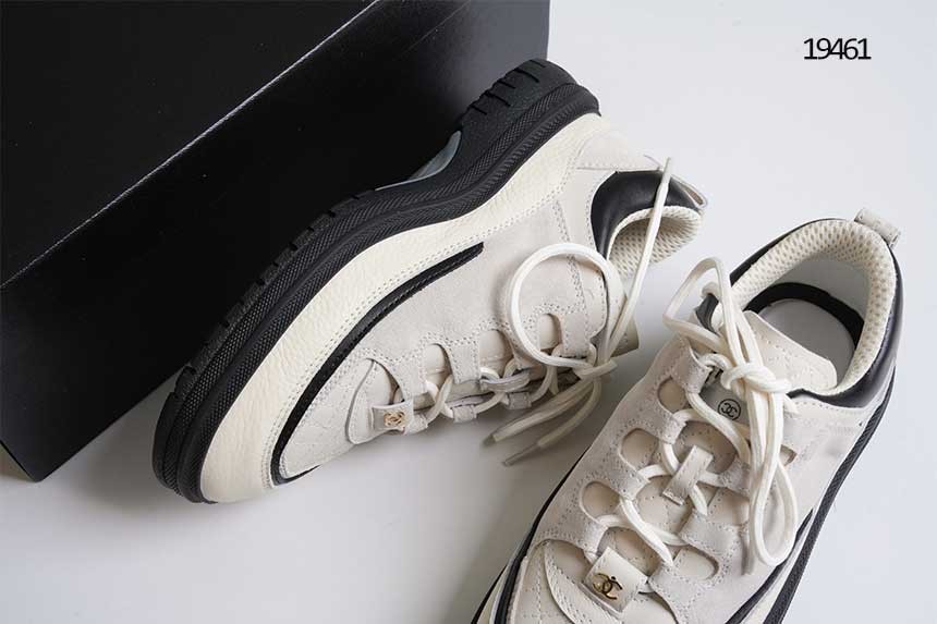 샤넬 카프스킨 스웨이드 스니커즈 국내배송