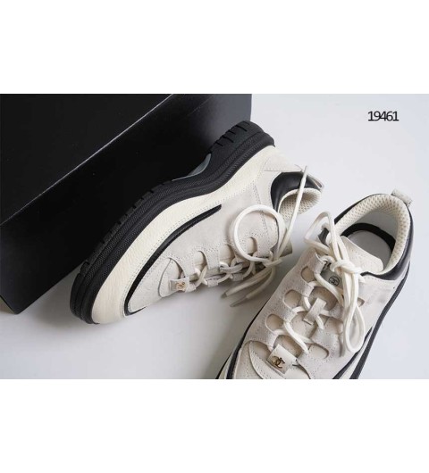 샤넬 카프스킨 스웨이드 스니커즈 국내배송